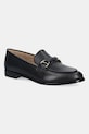 Δερμάτινα μοκασίνια Lauren Ralph Lauren Tasha Loafer φλατ μαύρο 802P02121001.001