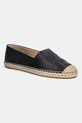 Kožne espadrile Lauren Ralph Lauren Cameryn Lg 2 ravna crna 802P04415001.001