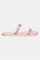 Calvin Klein papuci pentru femei JELLY SNDL DOUB BAR SHINY ST TPU HW0HW02963 roz SS26