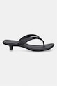 Calvin Klein șlapi pentru femei FLIP FLOP KITTEN HEEL THONG TPU HW0HW02965 negru SS26