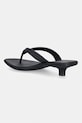 Încălțăminte Calvin Klein șlapi pentru femei FLIP FLOP KITTEN HEEL THONG TPU HW0HW02965 negru