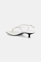 Încălțăminte Calvin Klein sandale din piele KITT HEEL SNDL STRAPPY SLING LTH HW0HW02918 bej