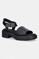 Calvin Klein sandale pentru femei CHUNKY SANDAL LTH MG negru HW0HW03131