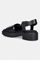 Încălțăminte Calvin Klein sandale pentru femei CHUNKY SANDAL LTH MG HW0HW03131 negru