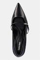 Calvin Klein szpilki skórzane ESS STILETTO 70 MJ LTH HDW czarny HW0HW02952