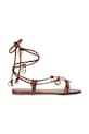 Kožené sandály Polo Ralph Lauren Rng Wrp Sandal přírodní kůže hnědá 818P08376001.200