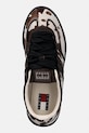 Kožené tenisky Tommy Jeans THE GREENWICH EDGE CALF HAIR hnědá EN0EN03007