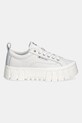 Tommy Jeans sneakersy skórzane TJW VULC FLATFORM LEATHER EN0EN03008 biały SS26