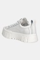 Obuwie Tommy Jeans sneakersy skórzane TJW VULC FLATFORM LEATHER EN0EN03008 biały