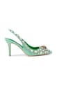 Kurt Geiger London szpilki Belgravia C High Sling syntetyczny zielony 5385873609