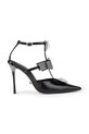 Кожаные туфли Kurt Geiger London Bow Point Gladiator Court шпилька чёрный 5382300309