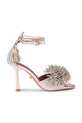 Sandále Kurt Geiger London Pom Pom Ankle Tie Sandal ihličkový zlatá 4366165209