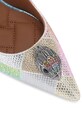 Obuwie Kurt Geiger London szpilki skórzane Belgravia Eagle Court 3939999609 srebrny