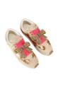Kurt Geiger London sneakersy skórzane Islington Bow Sneaker 5295166779 złoty SS26
