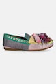 Kurt Geiger London mokasyny zamszowe Pom Pom Moccasin 4369599209 multicolor SS26