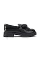 Kožené mokasíny Kurt Geiger London Bow Crystal Loafer usňová koža čierna 5388400109