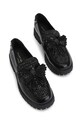 Kurt Geiger London mokasyny skórzane Bow Crystal Loafer 5388400109 czarny SS26