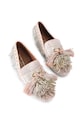 Kurt Geiger London mokasyny zamszowe Pom Pom Moccasin 4369565609 srebrny SS26