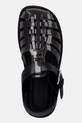 Tommy Jeans sandali z odprto peto ženski TJW JELLY FISHERMAN SANDAL črna EN0EN02949