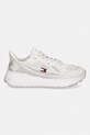 Tommy Jeans TJW SPORTY KNIT RUNNER sneakers γυναικεία EN0EN02962 μπεζ SS26