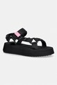Tommy Jeans sandali s platformo ženski TJW EVA ROPE SANDAL črna EN0EN02970