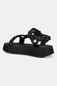 Obutev Tommy Jeans sandali s platformo ženski TJW EVA ROPE SANDAL EN0EN02970 črna