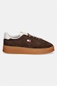 Tommy Jeans THE GREENWICH EDGE MAX SUEDE sneakersy męskie zamszowe EN0EN02989 brązowy SS26