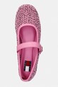 Tommy Jeans baleriny TJW KNITTED BALLERINA różowy EN0EN03030