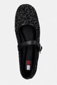 Tommy Jeans baleriny TJW KNITTED BALLERINA czarny EN0EN03030