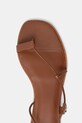 Patrizia Pepe sandały damskie skórzane brązowy 8X0100.L026.B111
