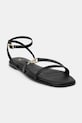 Patrizia Pepe sandale de piele piele negru 8X0104.L026.K103