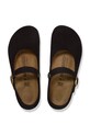 Semišové baleríny Birkenstock Mantova 1030423 čierna