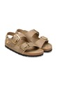 Obuwie Birkenstock sandały skórzane Milano Big Buckle 1031782 beżowy