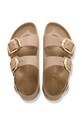 Birkenstock sandały skórzane Milano Big Buckle 1031782 beżowy