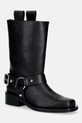 GANNI botki nieocieplane czarny B1010102