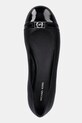 Δερμάτινες μπαλαρίνες MICHAEL Michael Kors Mandy Flat μαύρο 40F5MAFP1A.001
