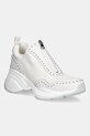 Sneakers MICHAEL Michael Kors Zuma Slip On Trainer υφασμάτινο λευκό 43R6ZUFP2D.085