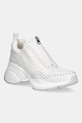 Sneakers MICHAEL Michael Kors Zuma Slip On Trainer υφασμάτινο λευκό 43R6ZUFP2D.085