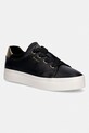 Gant Avona sneakersy damskie skórzane czarny 32531170.G032