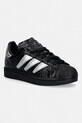 adidas Originals sneakersy skórzane Superstar II W niska czarny HQ9303