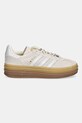 Замшеві кросівки adidas Originals Gazelle Bold W IH6782 бежевий SS26
