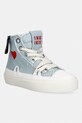 Inuikii trampki Matilda High Top Distressed syntetyczny niebieski 1001.002.0082.400