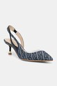 Liu Jo szpilki DEVA 09 tekstylny niebieski SA6023TX52394013