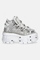 New Rock sneakersy skórzane PELO CALVAS BLANCO PLATA, TANK BLANCO TORN M.106.C172 biały SS26