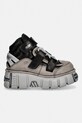 New Rock sneakersy skórzane ALASKA PERLA, ITALI NEGRO, TOWER PERLA + AC M.285.S30 szary SS26