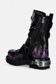 Obuwie New Rock botki skórzane ITALI NEGRO, PULIK FUEGO LILA, REACTOR NEGRO M.591.C41 fioletowy