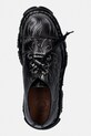 New Rock półbuty skórzane GRABADO FUEGO PULIK ACERO CRUST NEGRO czarny M.MILI253CCT.C1