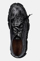 New Rock półbuty skórzane GRABADO FUEGO PULIK ACERO CRUST NEGRO czarny M.MILI253CCT.C1