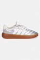 adidas sneakersy skórzane Barreda Mundial HP6922 srebrny SS26