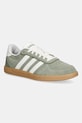 adidas sneakersy Breaknet Sleek skóra zamszowa zielony IH1369
